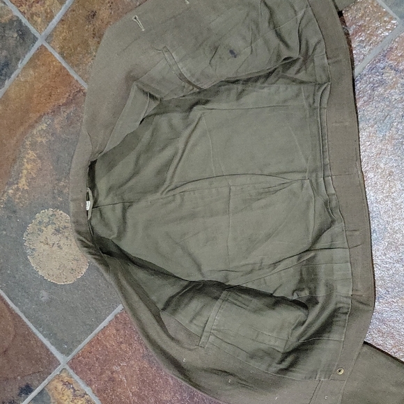 WWII Ike style wool jacket with patching etc Dec 16th, 1944 - Picture 10 of 12